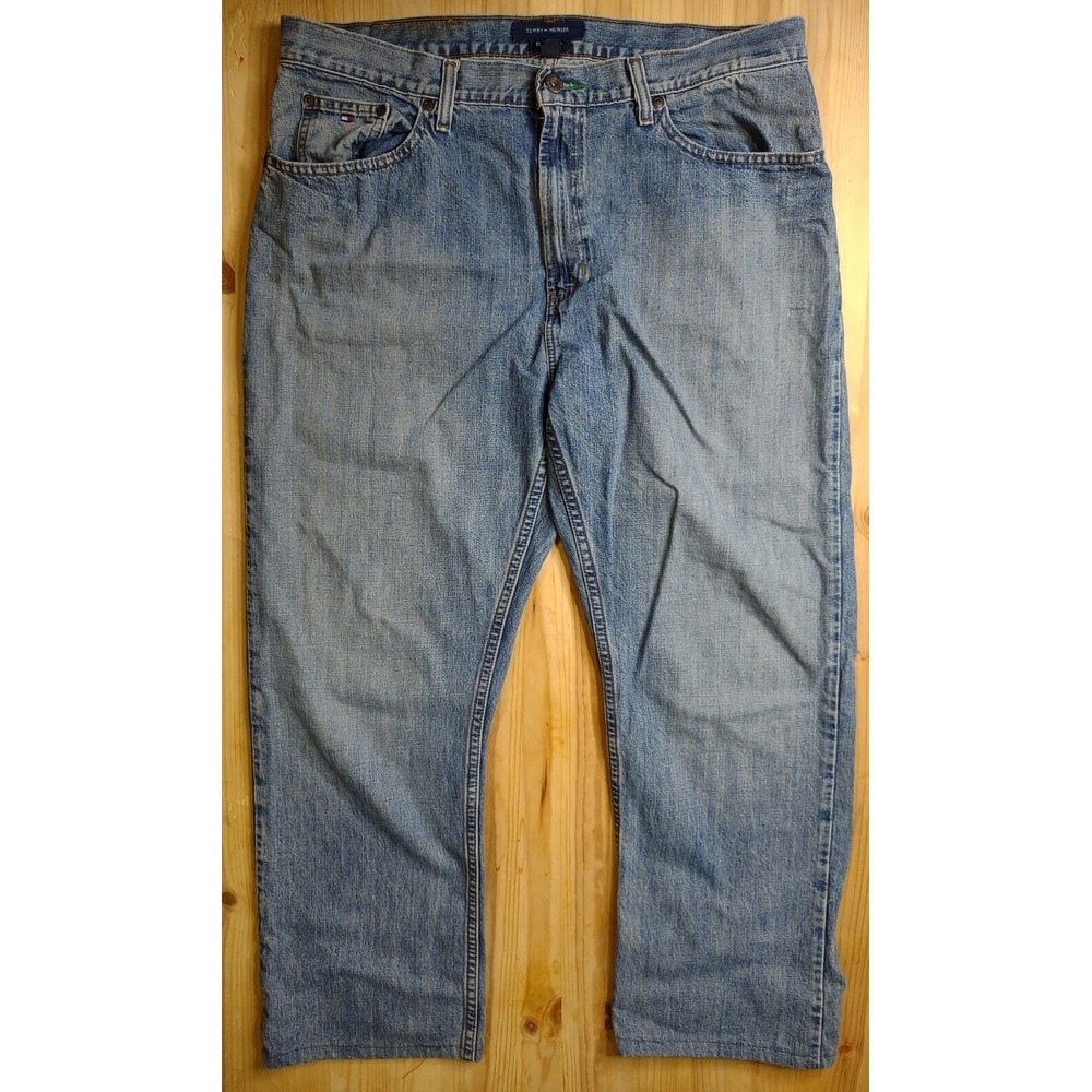 Vintage Tommy Hilfiger Classic Fit Jeans Men Size 36x30 (Re-hemmed 27) Blue Y2K